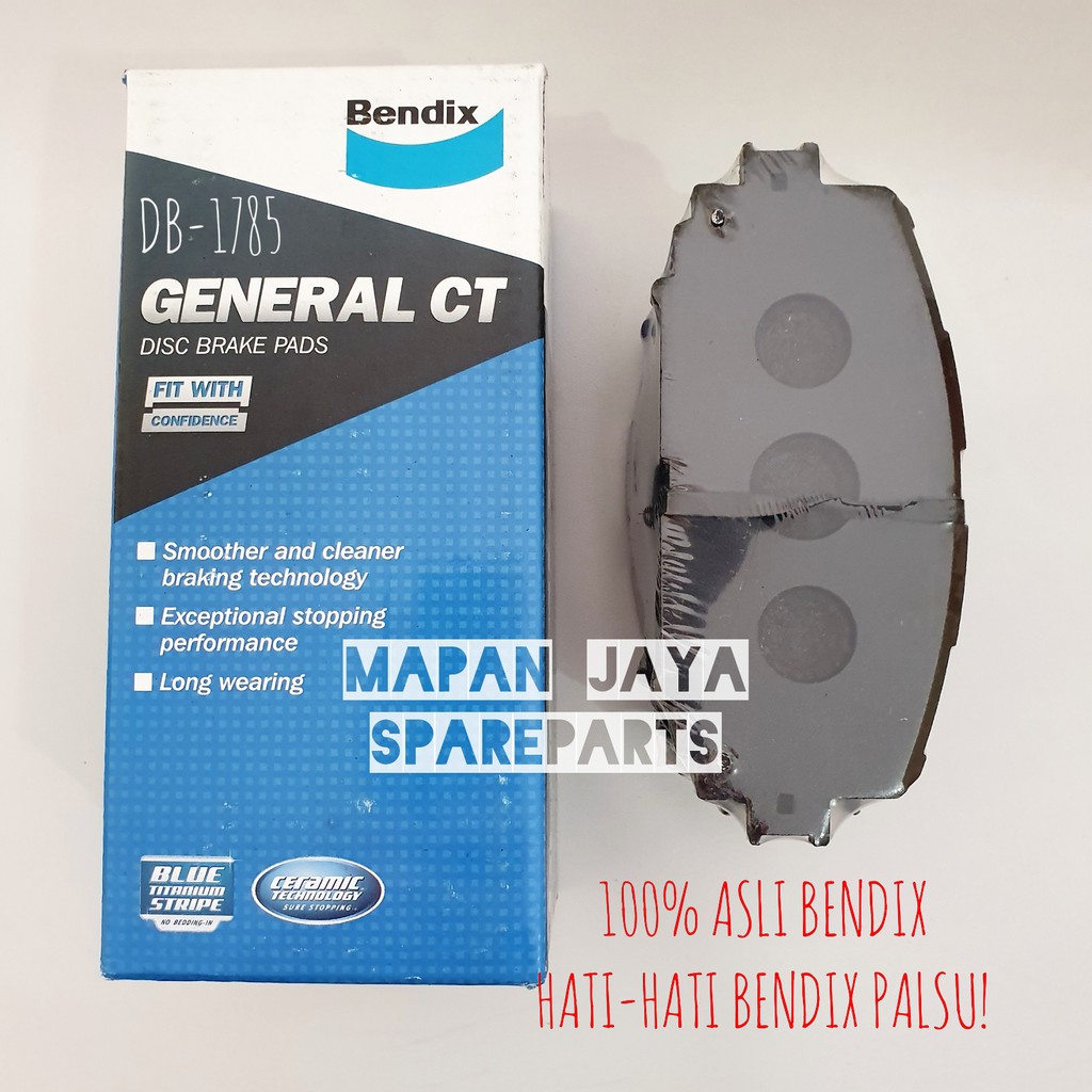 BENDIX BRAKE PAD - KAMPAS REM DEPAN YARIS TIPE S