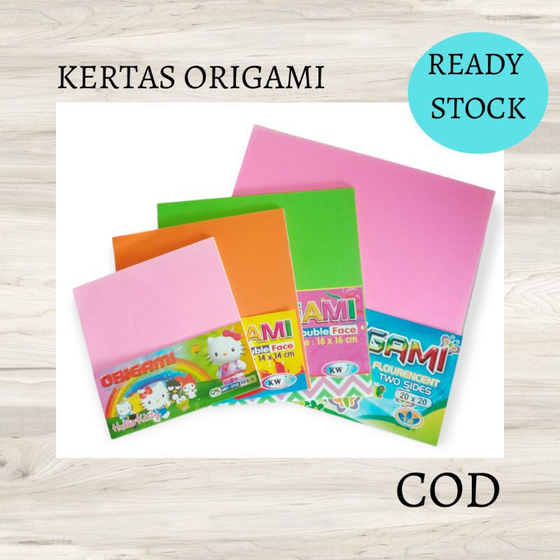 Jual Kertas Origami Kertas Lipat 2 Sisi Paper 12x12 14x14 16x16 20x20