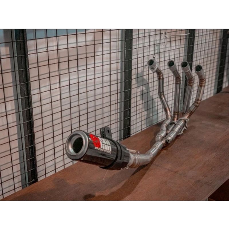 KNALPOT VILLAN TYPE Z2 CARBON FULL SYSTEM ZX25R