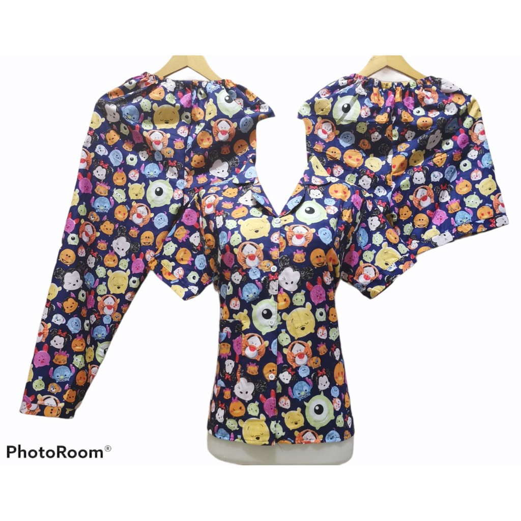 SEASOND IND 3in1 Piyama/Baju Tidur Wanita Dewasa Hello Kitty/L Fit to XL-tsum2 mata