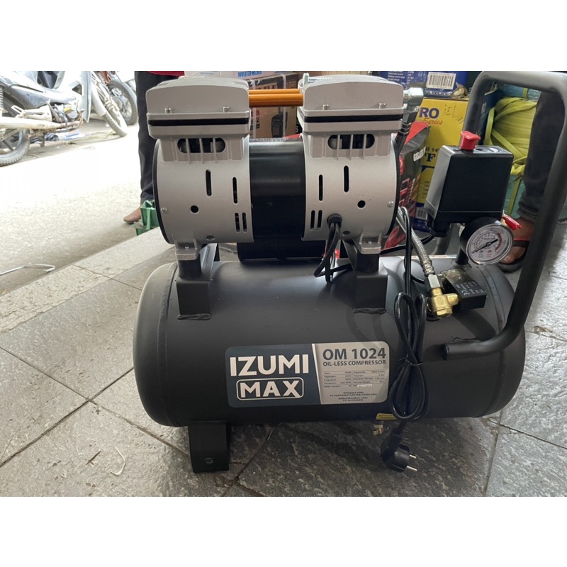 kompresor izumi 1hp oil less/silent 24L OM1024