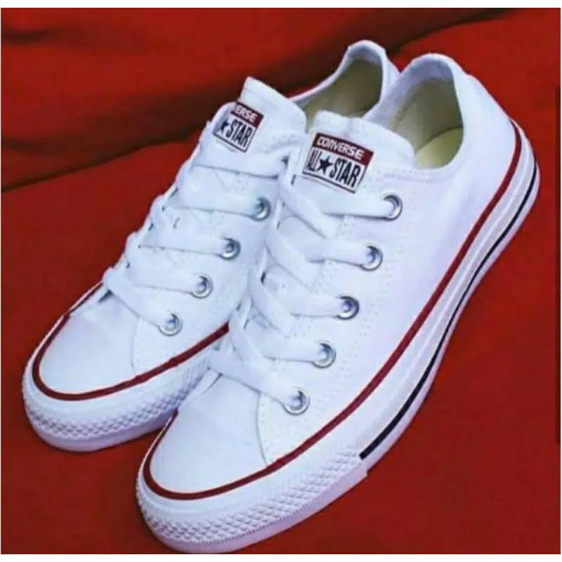Sepatu Casual All-Star Converse Putih Polos - Raw's Shop