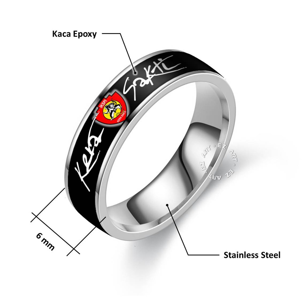 CINCIN KERA SAKTI IKSPI IKS PI PENDEKAR PENCAK SILAT STAINLESS STEEL ANTI KARAT