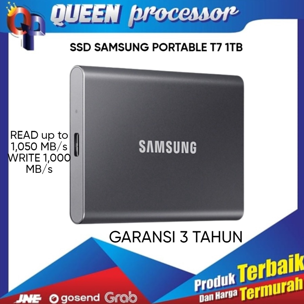 SSD SAMSUNG PORTABLE SSD T7 1TB EXTERNAL ORIGINAL