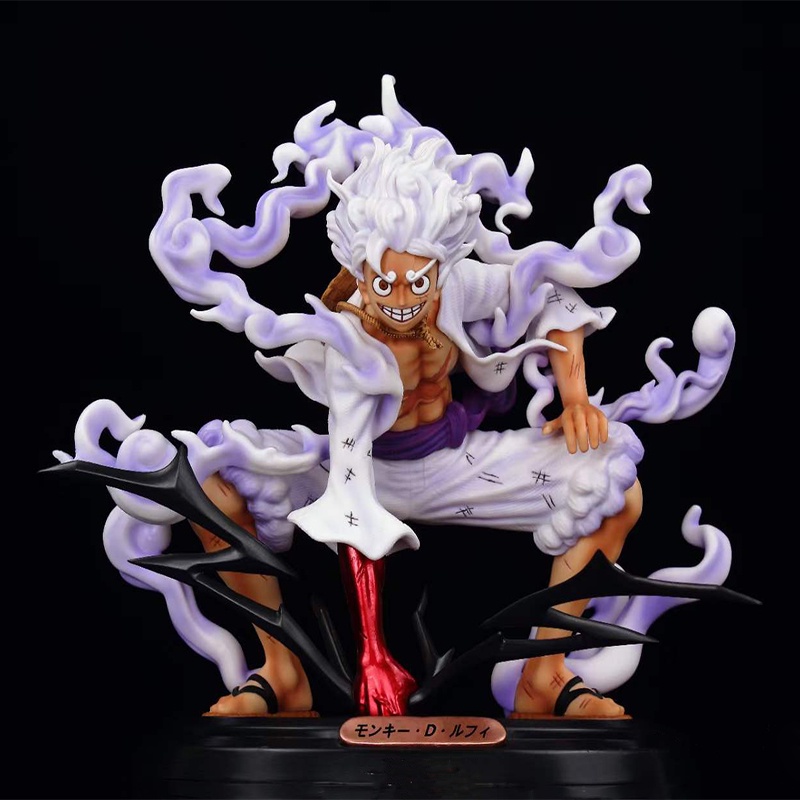 Mainan Action Figure Anime One Piece Luffy Gear 5 Joy Boy Sun God Nika Luffy 20cm Bahan PVC Untuk Koleksi