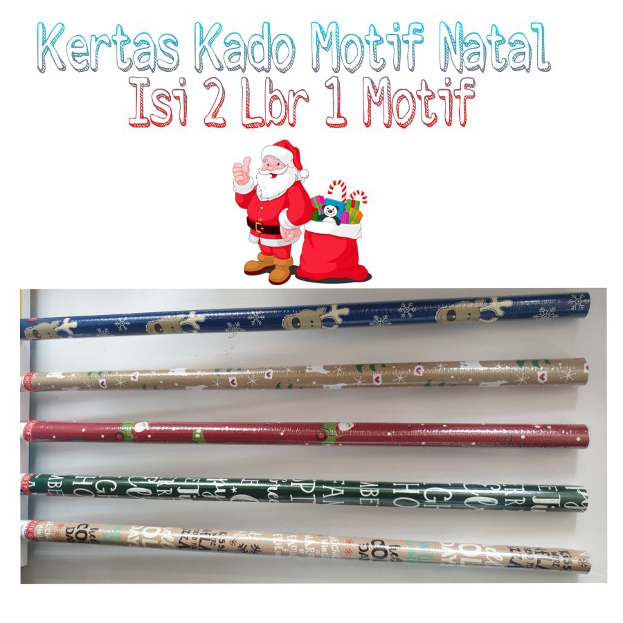 

Kertas Kado Motif Natal Capricorn GWCK/2 isi 2 Lbr kecil