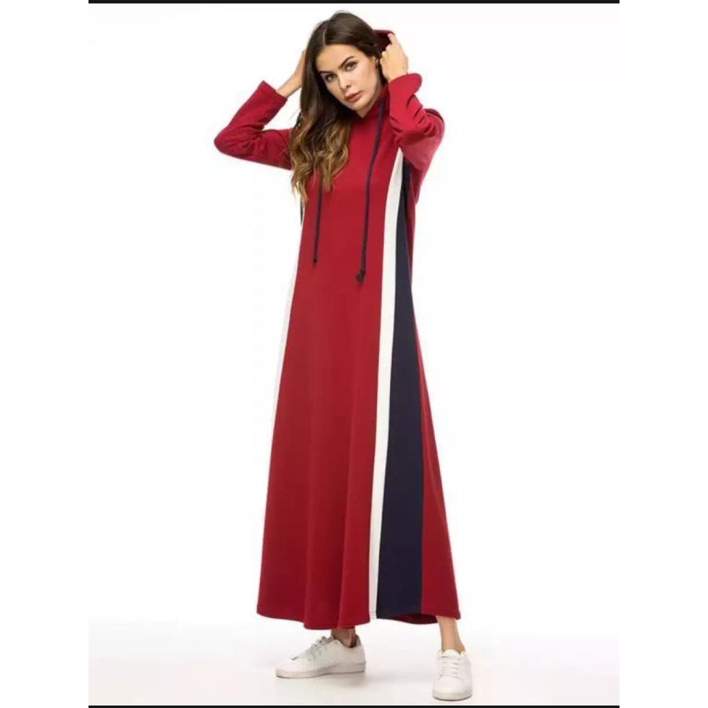 DRESS GAMIS WANITA RAINBOW CANTIK