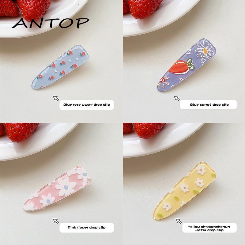 Jepit Rambut Motif Bunga Untuk Wanita