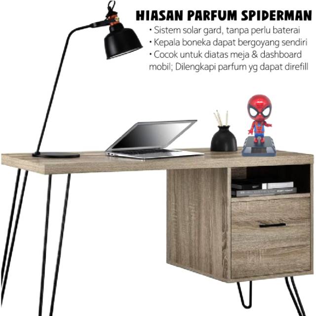 Hiasan Dashboard mobil pajangan ruangan+ Bonus parfum Spiderman