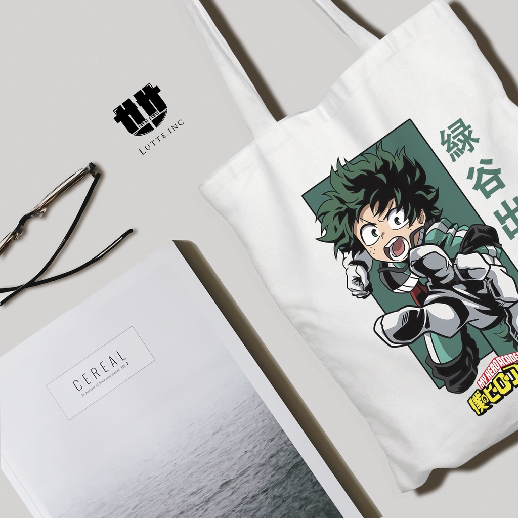 Tote bag Anime My Hero Academia Totebag Kanvas Premium Tas Tote