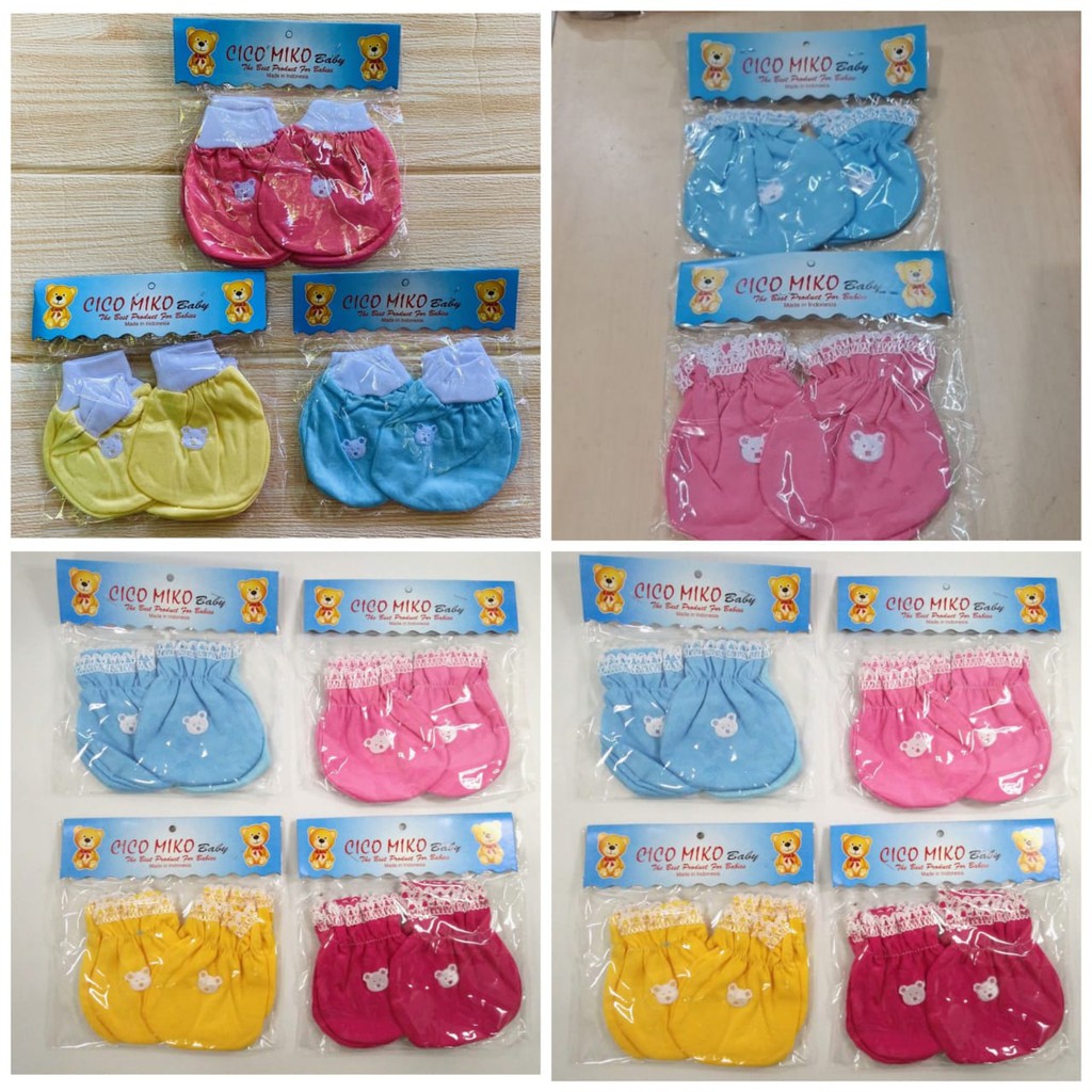 MOMS_ Sarung Tangan dan Kaki Bayi Murah/ STK Bayi 1LUSIN