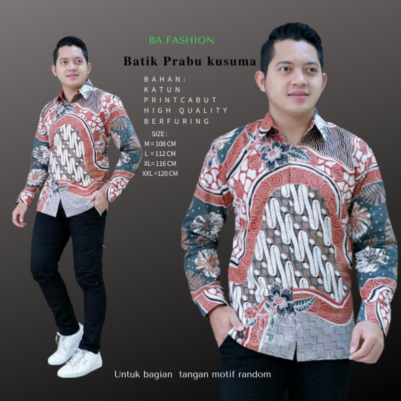 Baju kemeja Batik SOLO pria modern terbaru ori solo