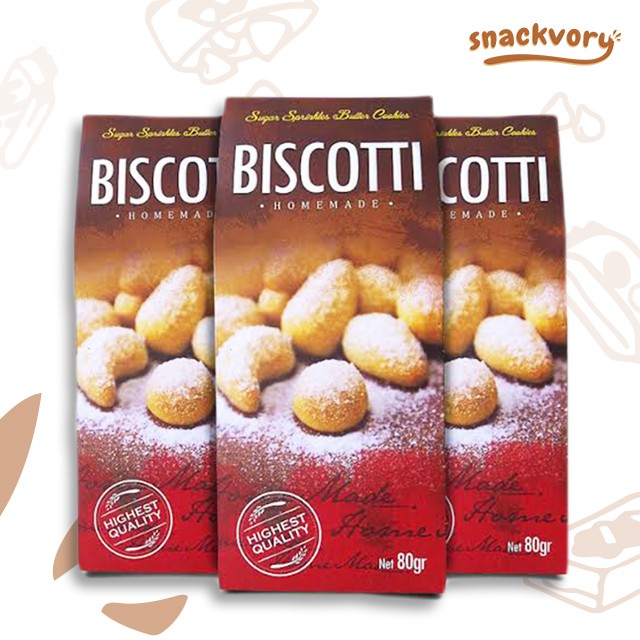 

BISCOTTI BUTTER COOKIES KUE KERING