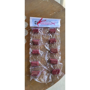

Terasi Merah udang Mateng Renceng Pantai Pananjung - bentuk bulat (harga per renceng isi 10pcs)