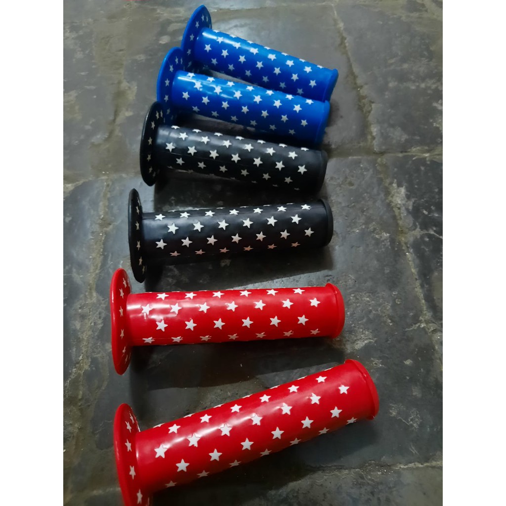 TERMURAH!!! Handgrip Sepeda Anak Sepeda BMX / Motif Bintang / Satu Pasang