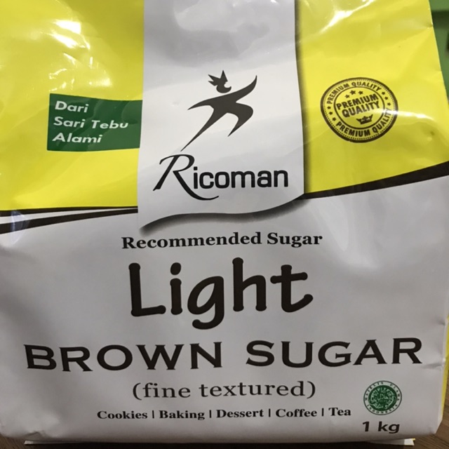 Light Brown Sugar Ricoman 1kg