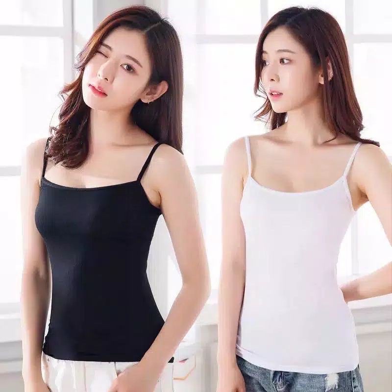 Tanktop Tali kecil | Tank top tali Spandex