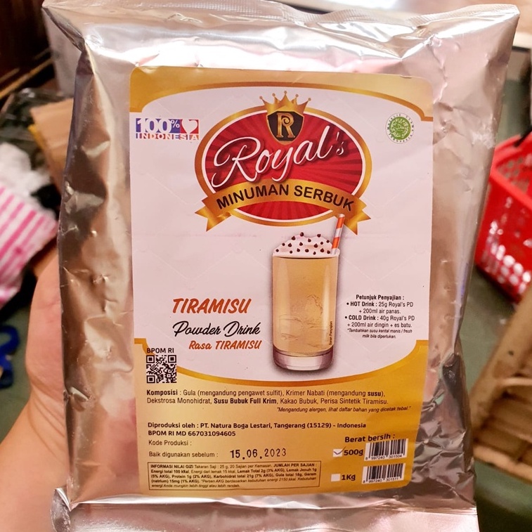 

ROYAL DRINK RASA TIRAMISU 500GR