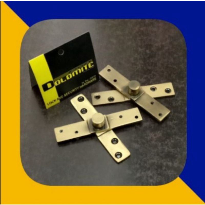 Engsel putar/pivot Dolomite Antik Brass/AB engsel jendela kayu/alumunium EB-2163