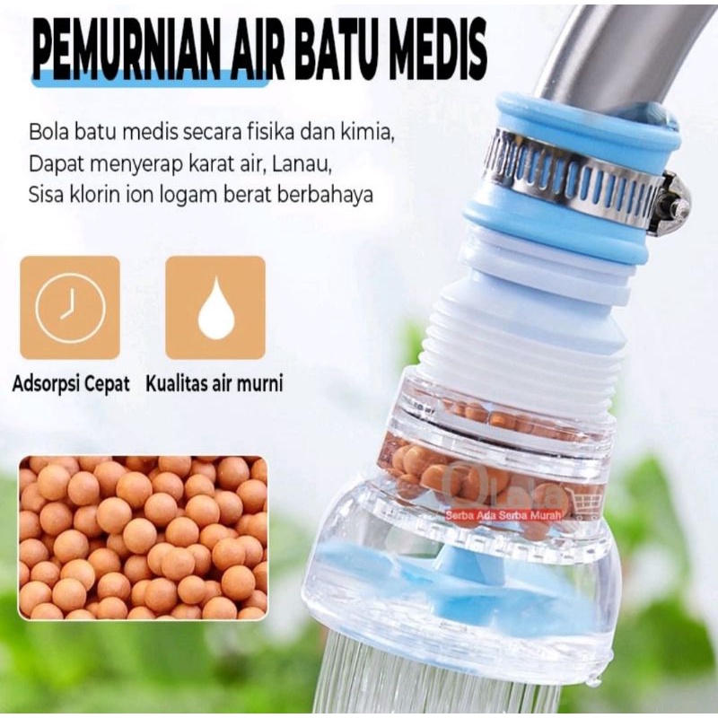 Sambungan Kran Air Flexible Plus KLEM Pengaman