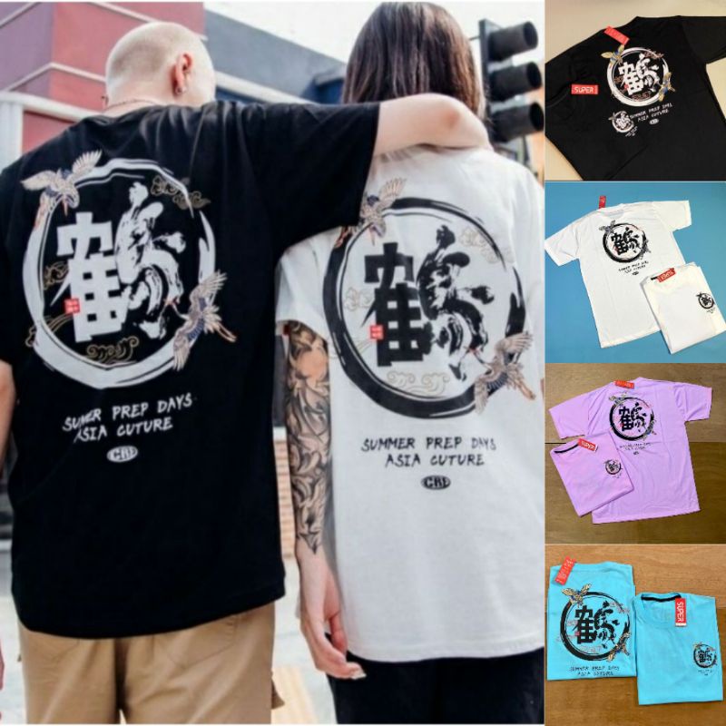 KAOS DISTRO MURAH COTTON COMBED SUMMER PREP DAYS ASIA CUTURE