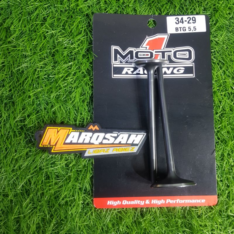Klep Moto1 Moto 1 34 29 Batang 5.5 Klep 34 29 Batang 5.5 Klep Moto 1 Marqsah Racing Shop