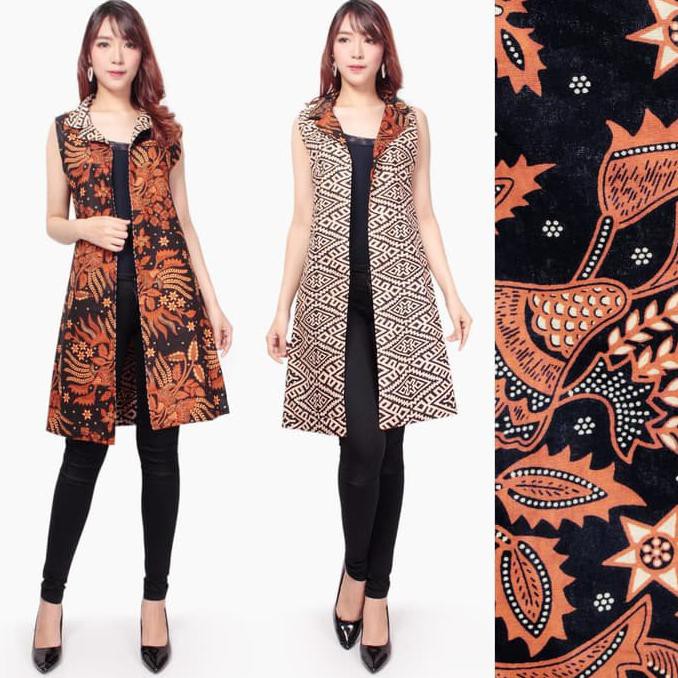 KAYLA BOLERO BOLAK BALIK ROMPI BATIK WANITA
