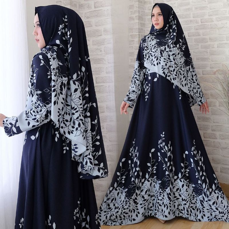Baju busana muslim wanita - gamis batik