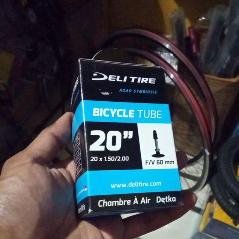 Ban dalam sepeda ukuran 20 x 1,50 - 2,00 dop Fresta
