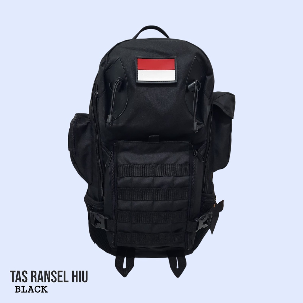 Tas Punggung Hiu Hitam,Krem,Hijau Army,Loreng Gurun,Malvinas