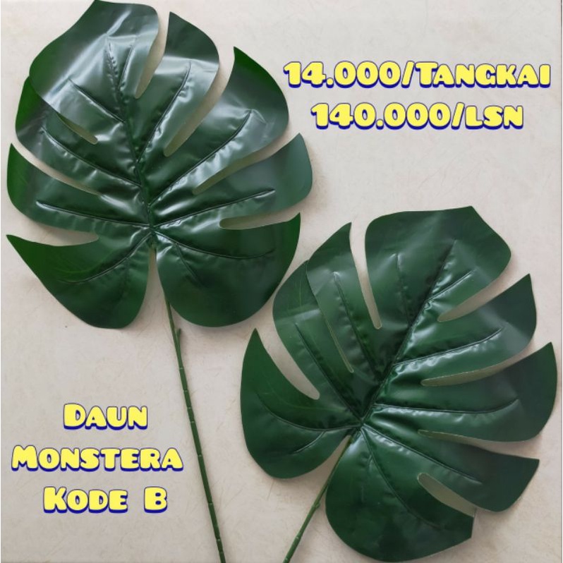 Daun monstera artificial daun monstera palsu