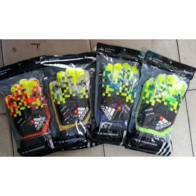 Sarung tangan kiper bola dan futsal - glove adidas predator - goalkeeper