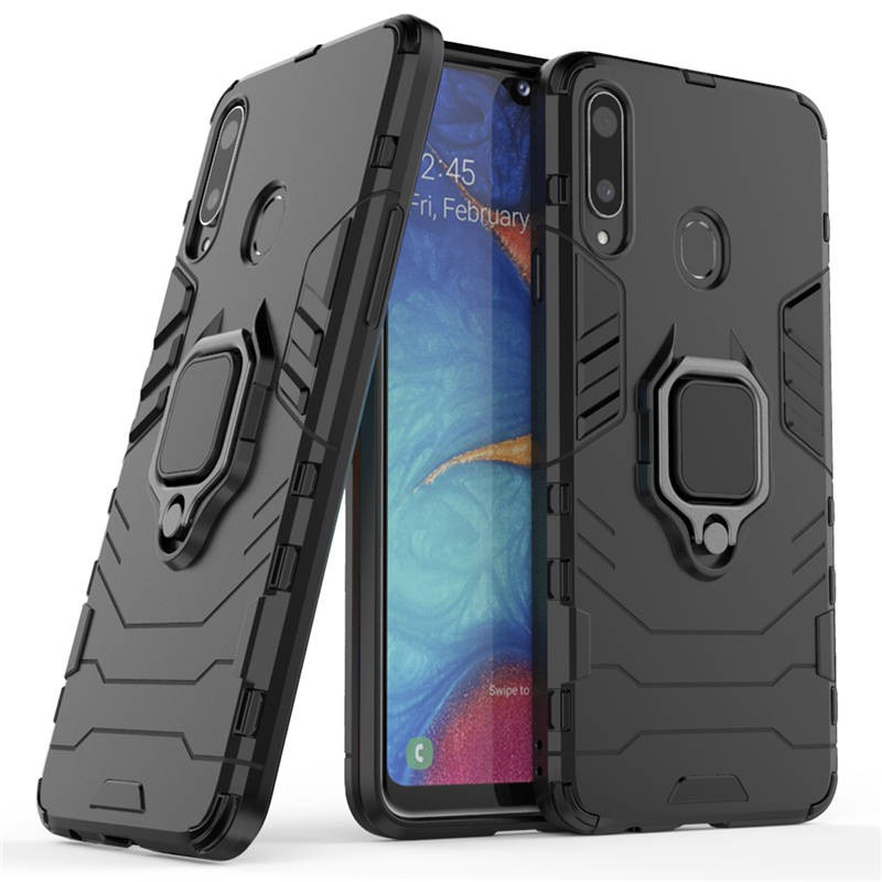 Samsung Galaxy A20S Case Shockproof Ring Bracket Back