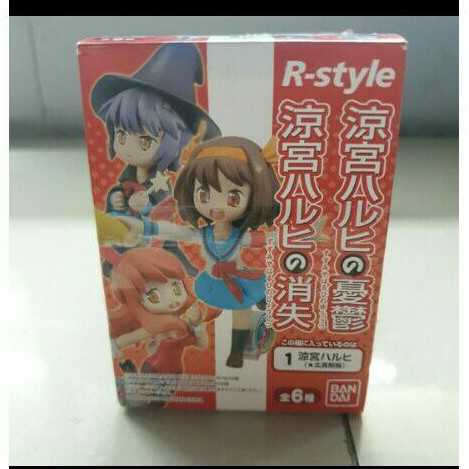 Figure R-Style Haruhi Set Of 6 Bandai Original