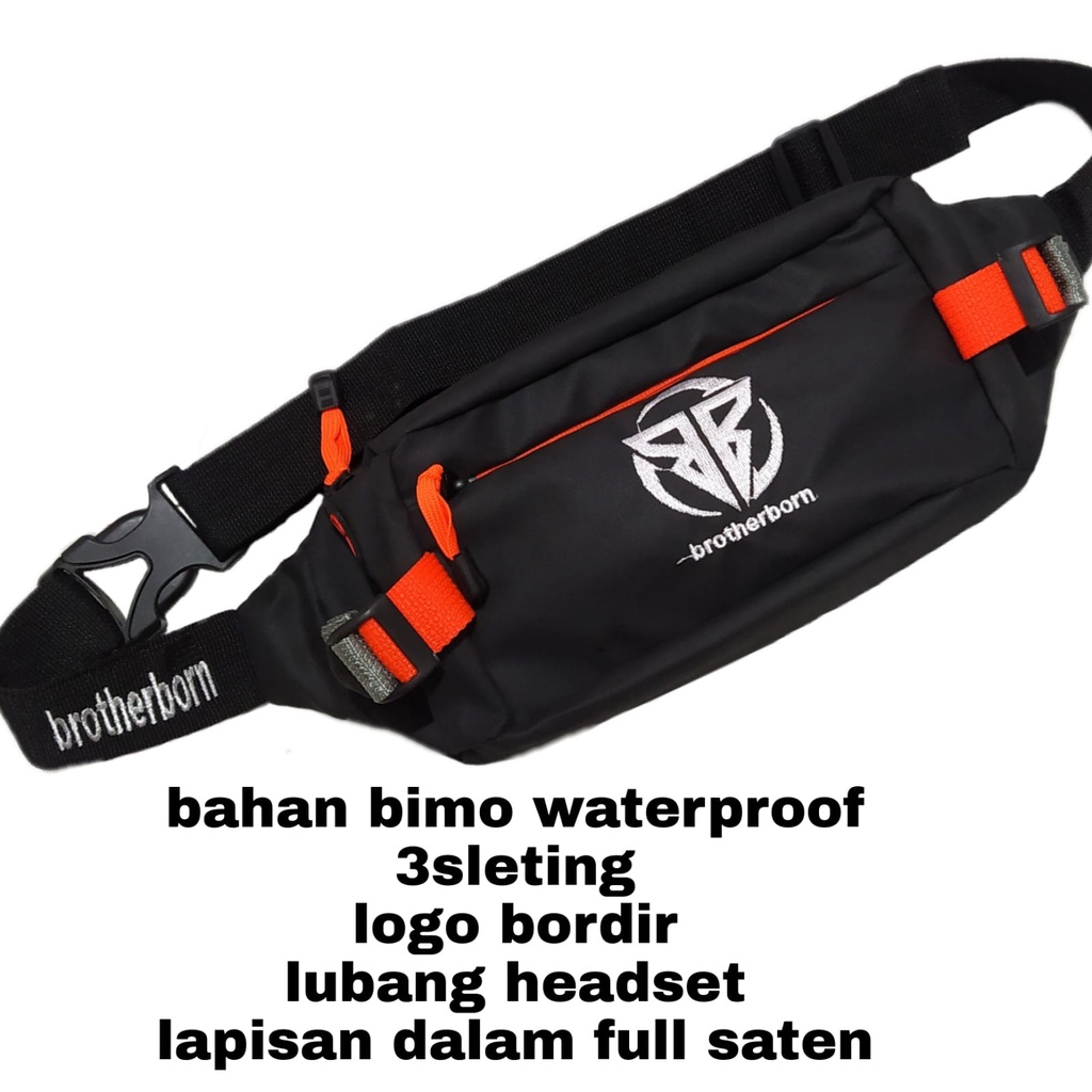 WAISTBAG PRIA GAUL DISTRO TERBARU ORIGINAL BROTHERBORN