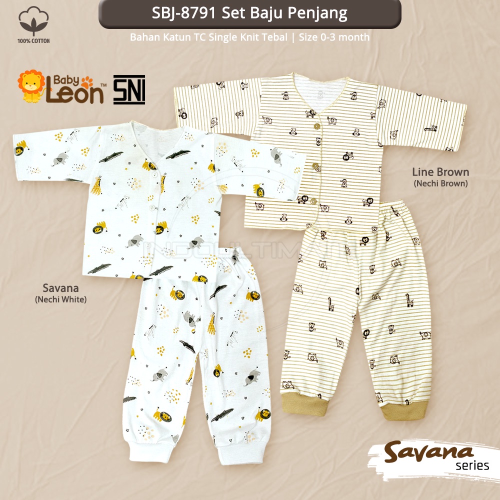 2in1 BABY LEON Set Setelan Baju Bayi + Celana Bayi Newborn Baru Lahir SBJ-8790 SBJ-8791 Celana Panjang Bayi Celana Pendek bayi Baju Lengan Panjang Bayi Baju Lengan Pendek bayi Kaos Bayi Pakaian Bayi Perlengkapan bayi BH-8799