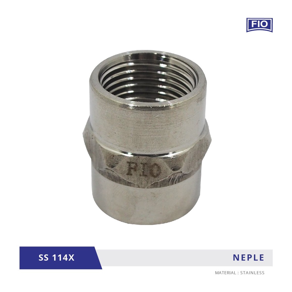 Sok / Nepel Stainless Drat Dalam x Dalam uk. 1/2&quot; x 1/2&quot;