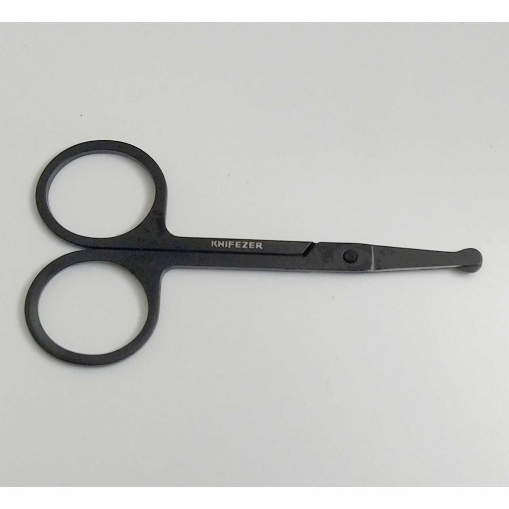 Gunting Cukur Bulu Hidung Nose Hair Scissor / Gunting Alat Cukur Pencukur Pemotong Bulu Hidung Kumis Jenggot Ketiak Kemaluan Bulu Mata Alis Benang Ujung Tumpul Bulat bahan Stainless Steels Tahan Karat Premium Berkualitas / Perawatan Alat Kecantikan Murah