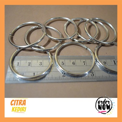 Ring Bulat Nikel ukuran 3,5 cm - Ring Tas - Ring souvenir aksesoris tas