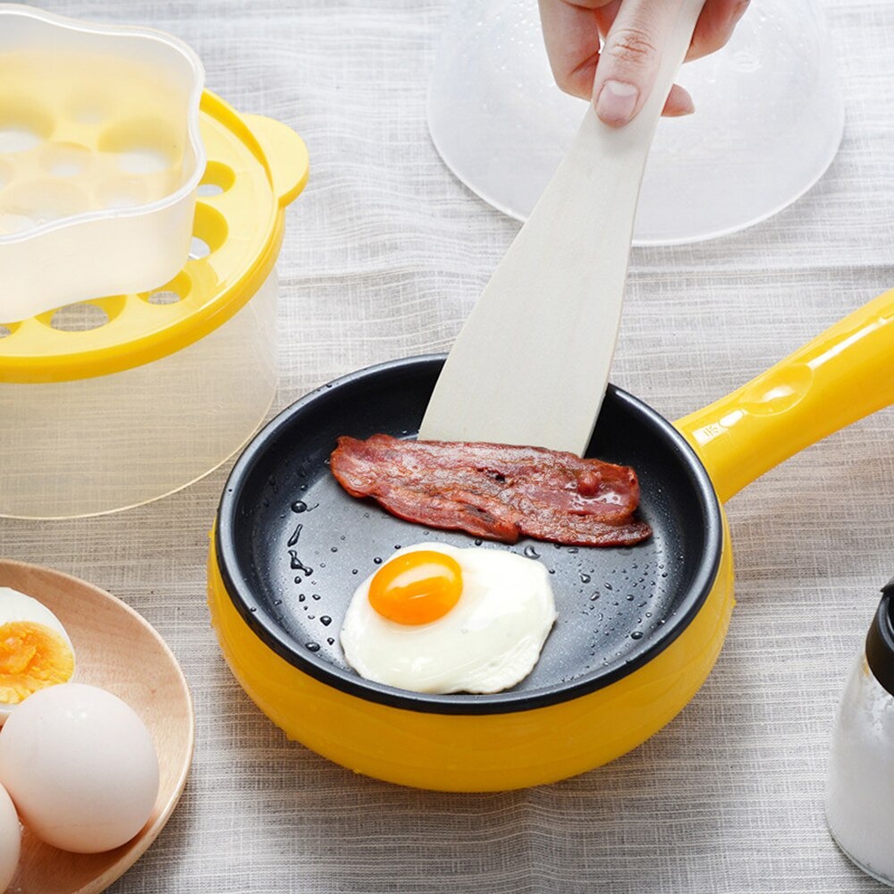 Panci Elektrik Pancake Pemasak Telur Omelette Elektrik Pengukus Makanan Egg Boiler Frying Pan