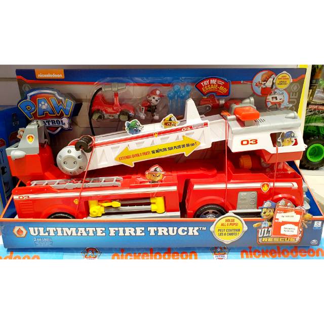 marshall paw patrol ultimate fire truck