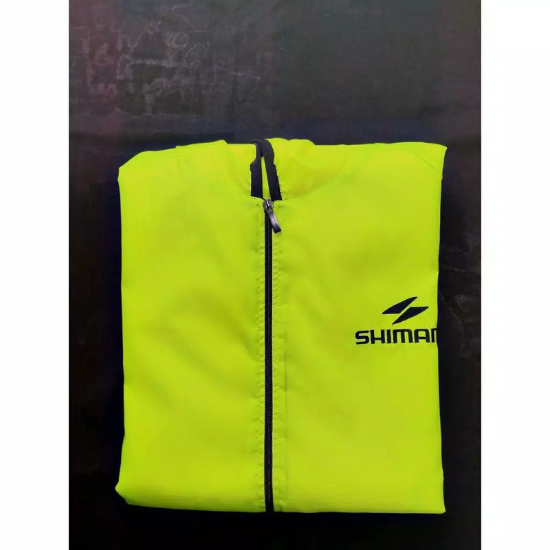 jaket parasut lari sepeda jumbo shimano XTR jaket olahraga pria dan wanita-Stabilo