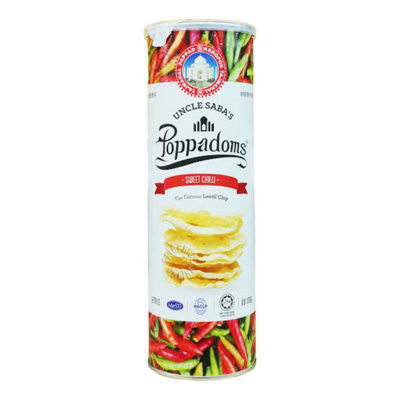 

Uncle Saba's Poppadoms Sweet Chilli 70gr