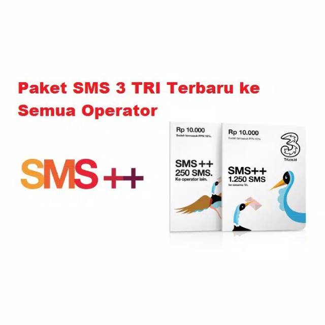 TRI Three paket SMS & NELPON