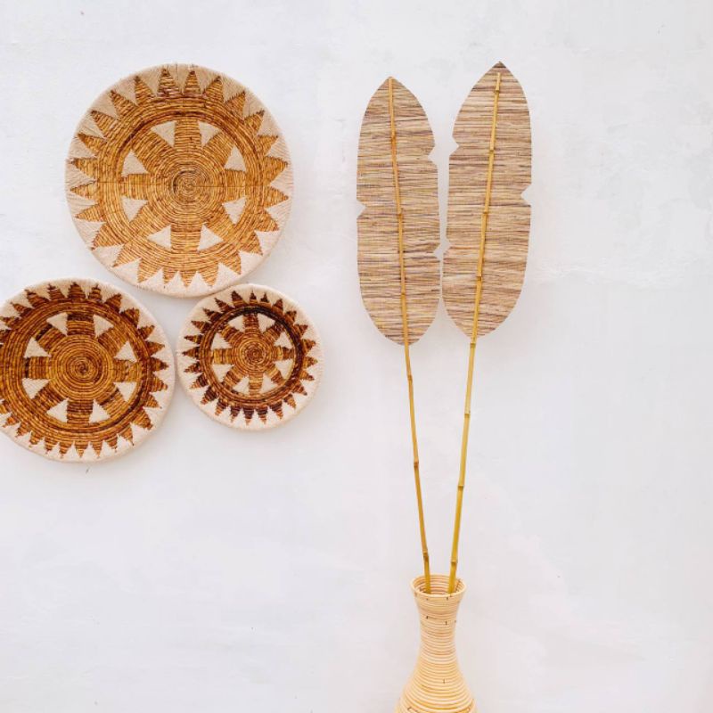 Dekorasi Daun Pisang Kering Daun Pisang Rustic Dekor Daun Pisang