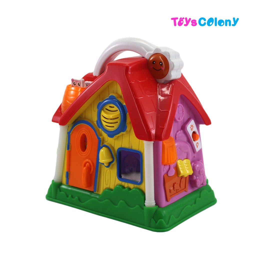 ABERO-MAINAN BAYI EDUKASI MUSIC BABY TOYS PUZZLE TOYS LIFE HOUSE