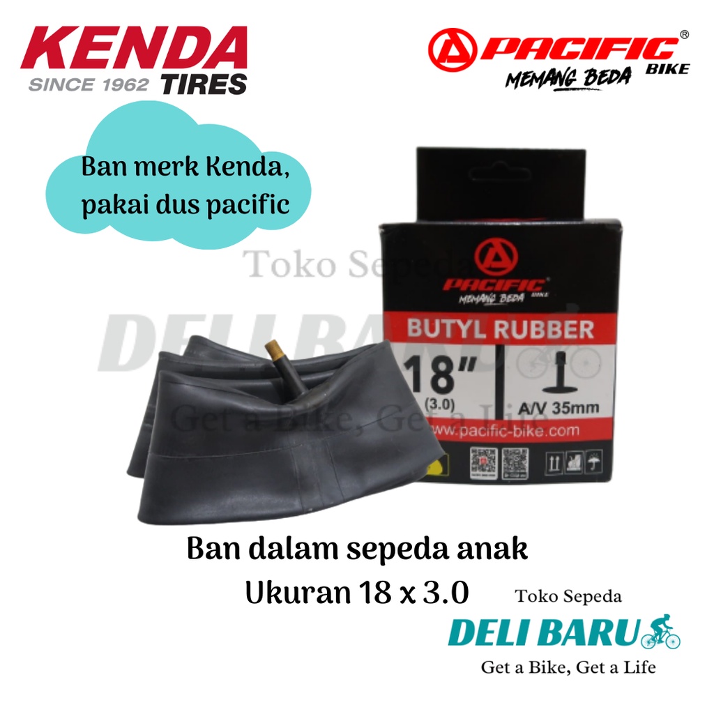 Kenda Ban dalam 18 x 3.0 sepeda anak ban besar lebar