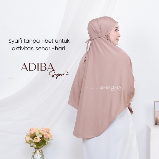 ShalihaFactory - Jilbab Hijab Kerudung Instan Bergo Maryam Jersey Jumbo Syari Panjang Polos | Nuha Syari