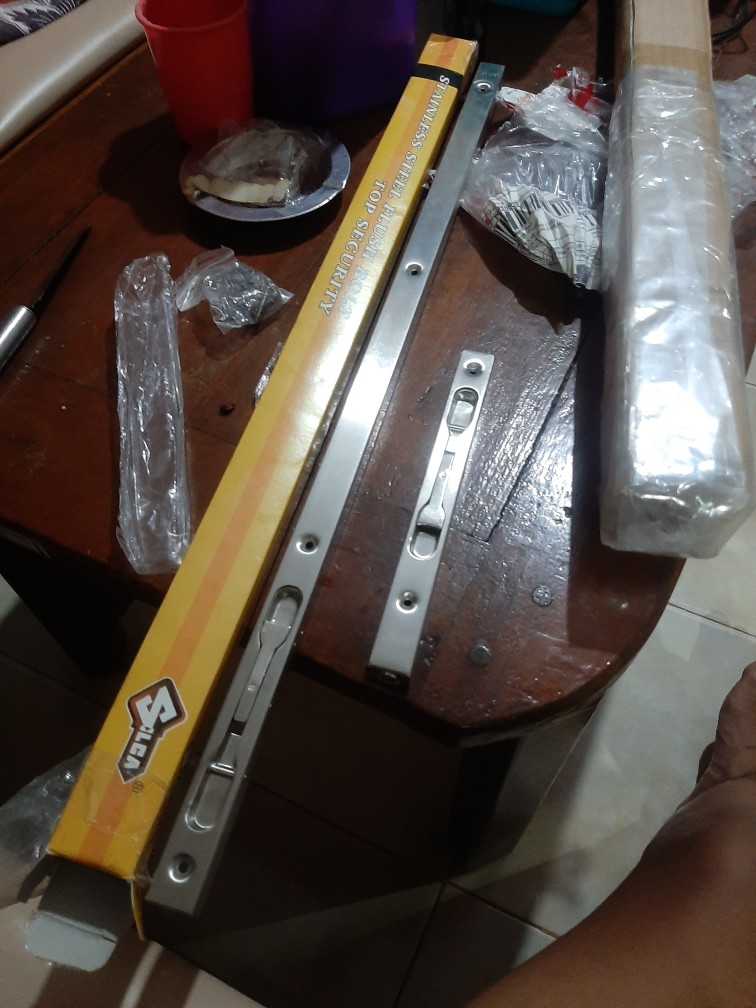 Grendel Tanam / Slot Pintu / 60cm / Flushbolt