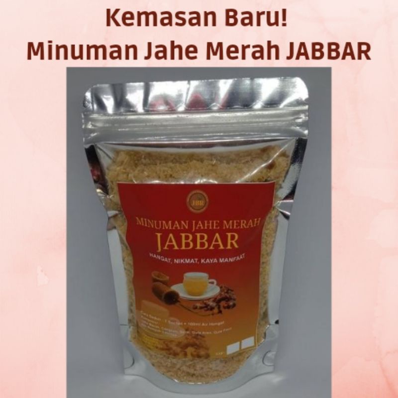 

Hastima Food JABBAR Kemasan Pouch 150 gram Minuman Jahe Merah Serbuk Viral Siap Seduh/ Minuman Kesehatan Jahe Merah Gula Aren JABBAR